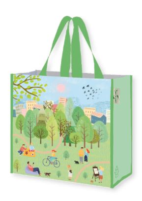 Sac cabas réutilisable - en RPET tissé sans lamination_0