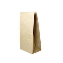 Sac papier SOS en kraft brun 22+12x31 cm - Vendu par 600 - 3760365402877_0
