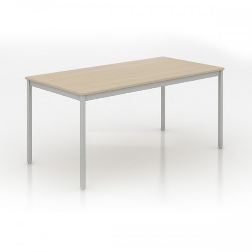 Table de restauration - plateau mélamine - dimensions modulables - coloris variés_0