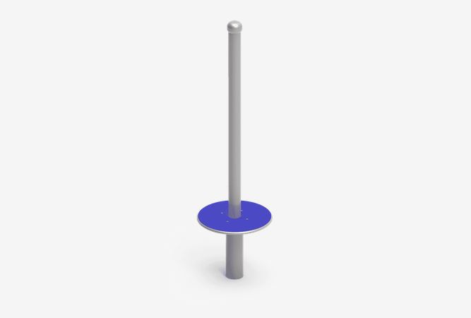 Tourniquet JC03 - Structure en métal galvanisé - Conformité EN1176-1:2017 - Pièces de rechange disponibles 10 ans_0