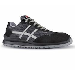 U-Power - Chaussures de sécurité basses souples et légères FANGIO - Environnements secs - S1P SRC - Daim Gris Foncé Taille 46_0