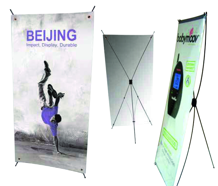 X banner montage facile et rapide - Hauteur 1500 x 1800 mm - SERIFRANCE_0