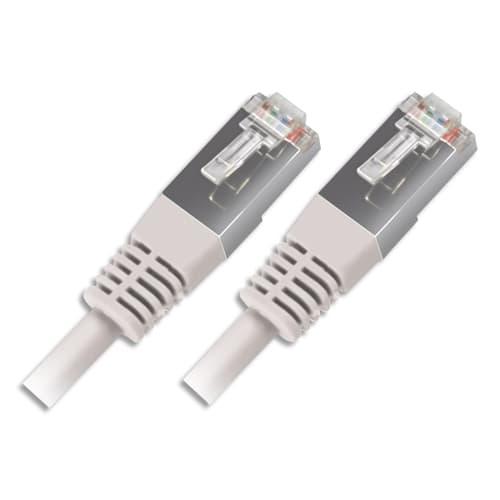Apm câble rj45 blindé catégorie 6 f-utp 4p 1m blanc 560346_0