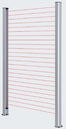 Barrière photoélectrique ELG 1 / ELG 2 - Portée 12 m - IP65 - LED infrarouge - Hauteur 1380 mm à 2460 mm_0
