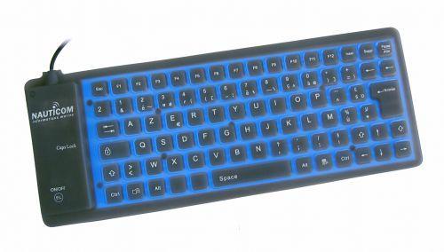 CLAVIER SOUPLE ET ÉTANCHE COMPACT LUMINEUX - FRANÇAIS