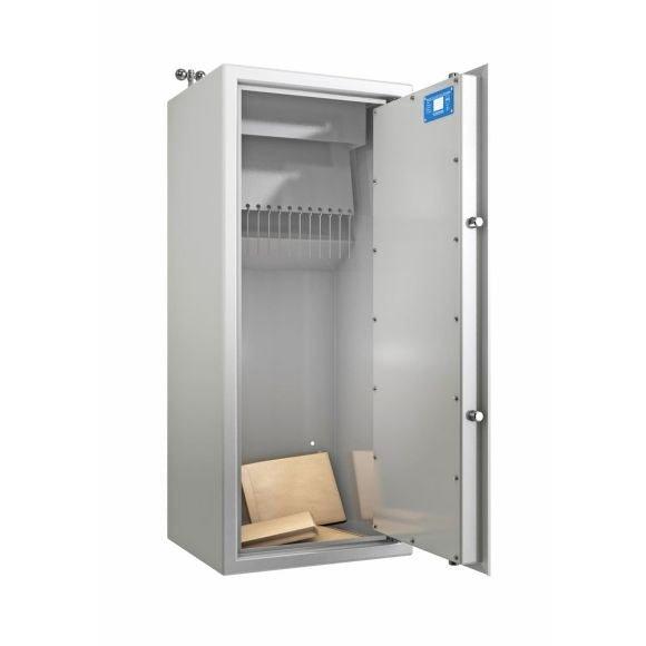 Coffre fort dépôt de fonds - Levier avec système anti-pêche - homologué Classe S1 - HARTMANN SE 902 - serrure électronique_0