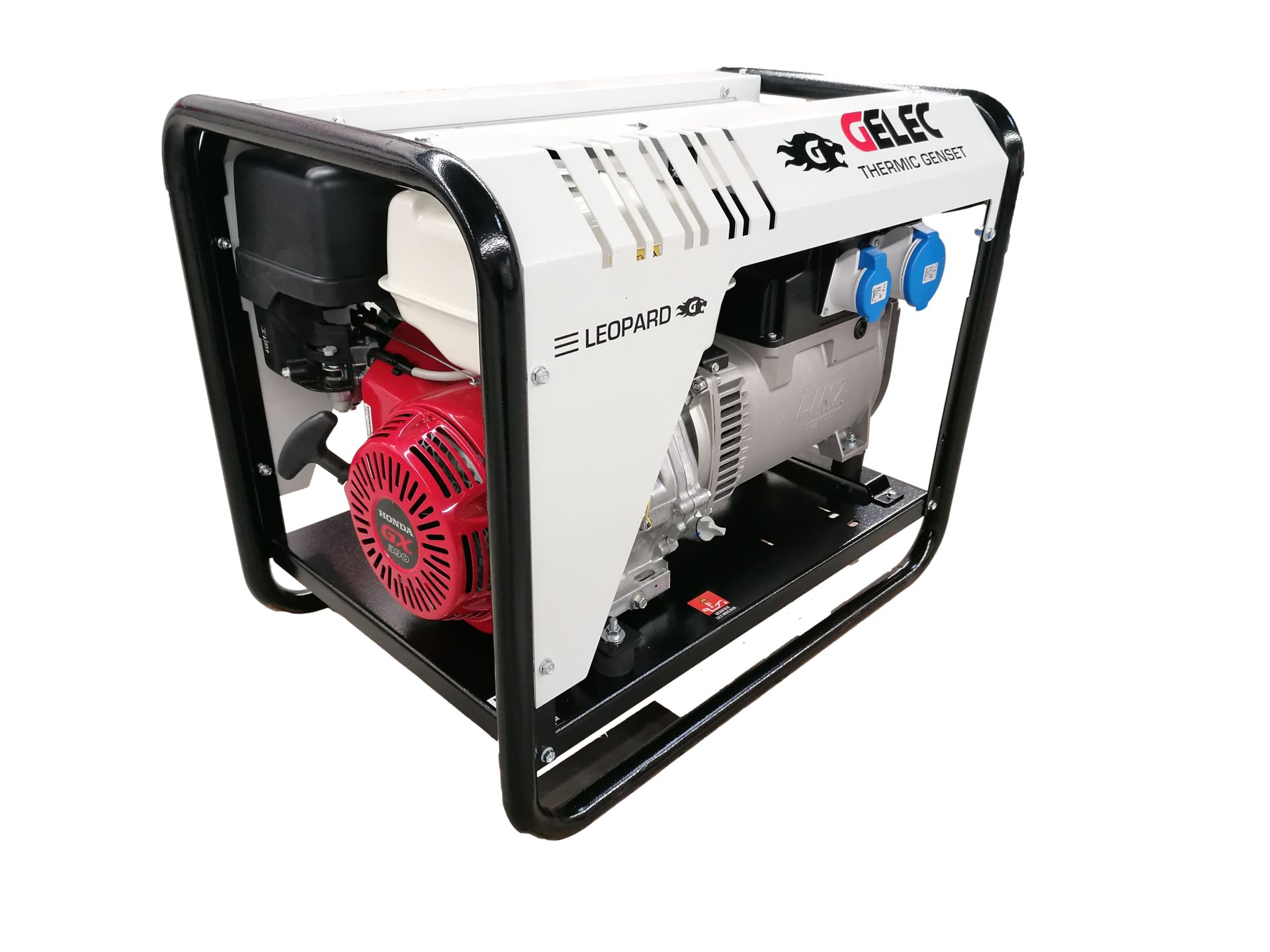 Groupe électrogène essence mobile 6,5 kVA monophasé open - moteur Honda - gamme LEOPARD_0