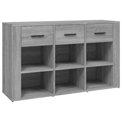 Helloshop26 - Buffet bahut commode armoire meuble de rangement organisateur cuisine salle de séjour salon sonoma 100 x 30 x 59,5 cm 02_0036243 - 3000_0