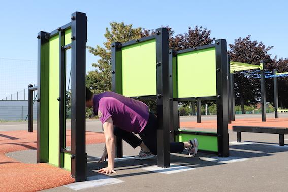 Triple panneaux en acier galvanisé pour parcours sportif en extérieur - La Gamme Ninja !_0