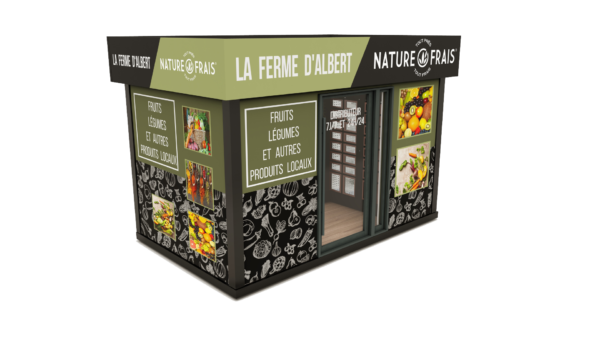 Modèle MX Go80 - Distributeur Fermier - Spécial Fromage et Boucherie - 80 Casiers - Gamme Outdoor_0
