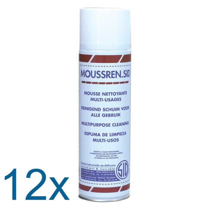 Mousse nettoyante industrielle multi-usages en aérosol moussren.Sid_0