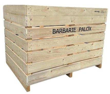 Palox légumes export / Caisse légumes export - Caisse-palette type Hollandais pour le stockage des légumes et pommes de terre_0