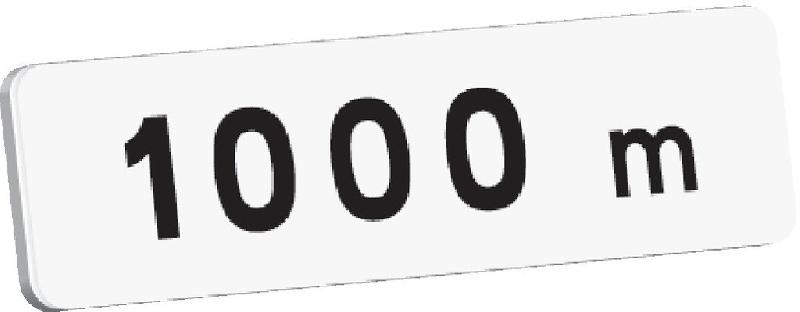 Panonceaux Taliasign M 700x200 mm classe 1 Indications Temporaires - PNTLGLV1M1-TL01/P_0