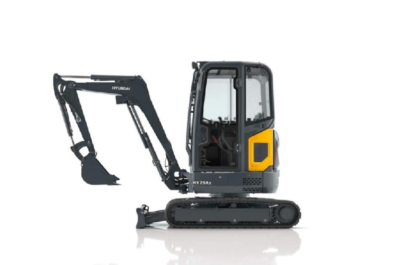 Pelle compacte Hyundai HX25A Z - 2,5 tonnes, déport arrière nul, moteur Stage V_0