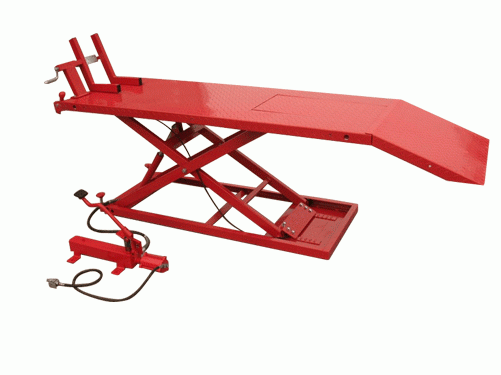 Pont élévateur manuelle et pneumatique pour motos-quad / 700 kg
