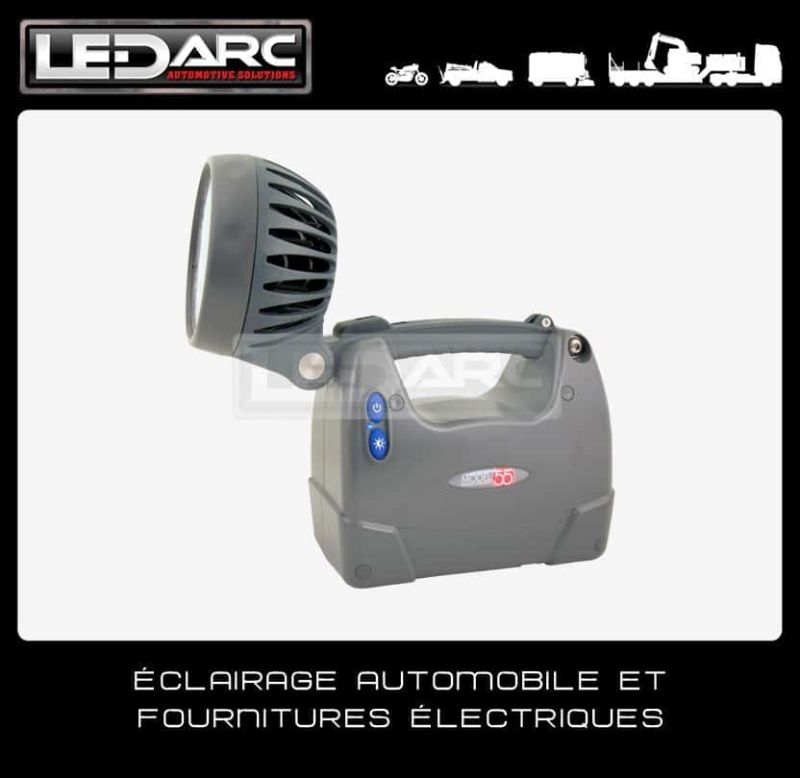 Projecteur led portable - ledarc - rechargeable 5500lm_0
