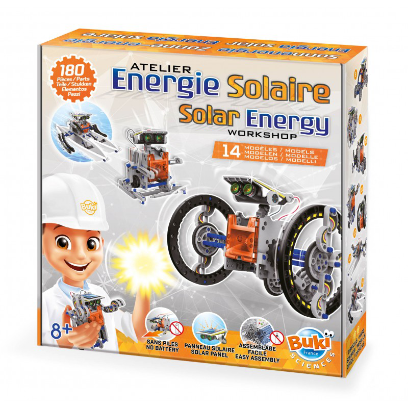 ROBOT ENERGIE SOLAIRE 14 EN 1 BUKI FRANCE JOUET CONSTRUCTION PROGRAMMATION ÉDUCATIF VÉHICULE BATEAU TRANSFORMABLE_0