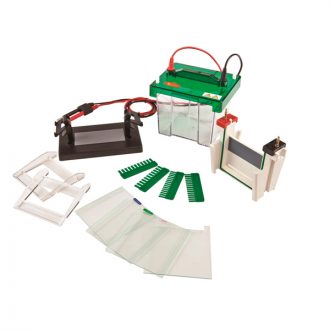 Système d'électrophorèse vertical - séparation moléculaire en gel de polyacrylamide (PAGE) avec accessoires inclus_0