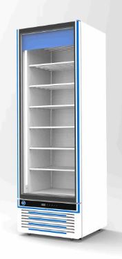 Vitrine verticale négative présentation glaces blanche GLEE 43 LITE - IARP - Référence: GLEE 43 LITE - EPTA_0