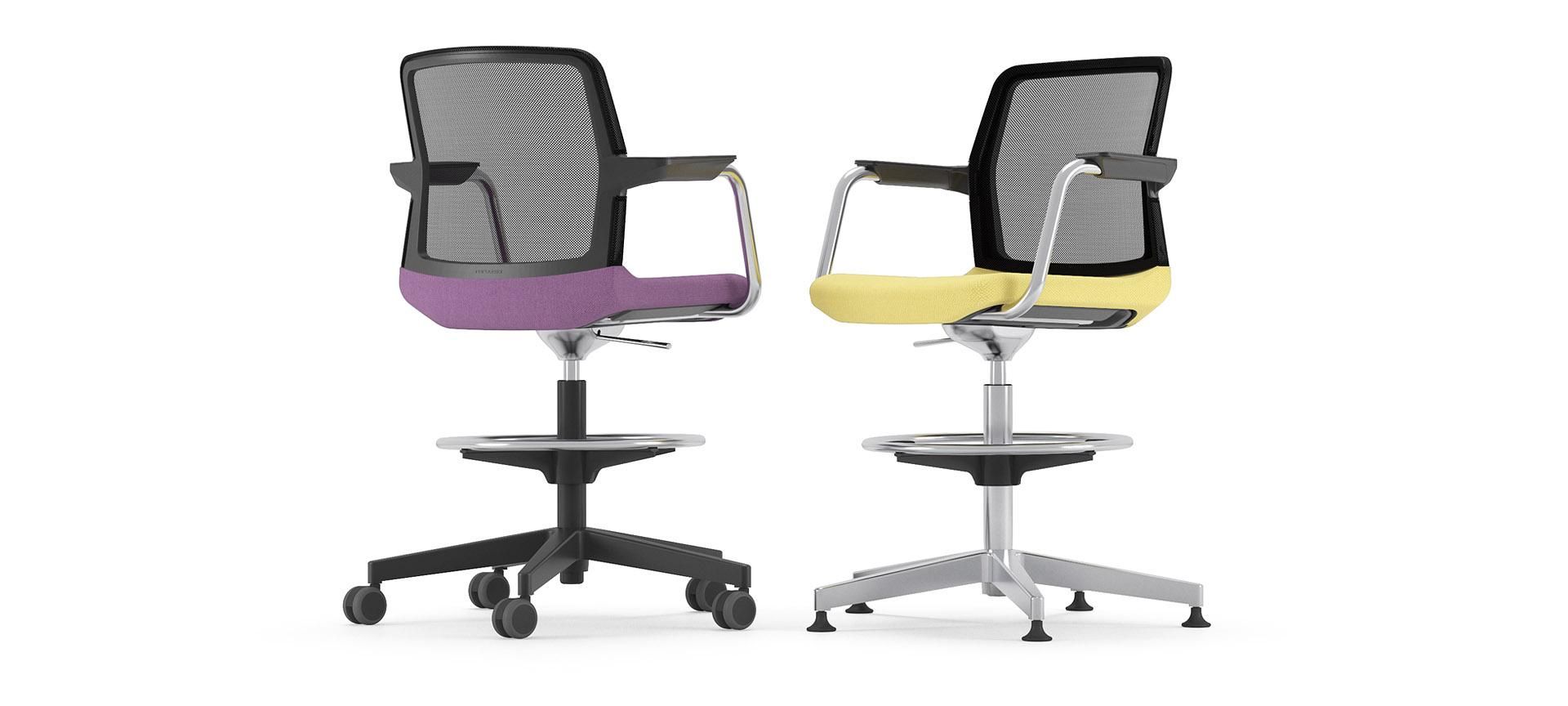 Wind low-back - chaise de bureau ergonomique - Nartubas Furniture UAB - design minimaliste en maille respirante_0