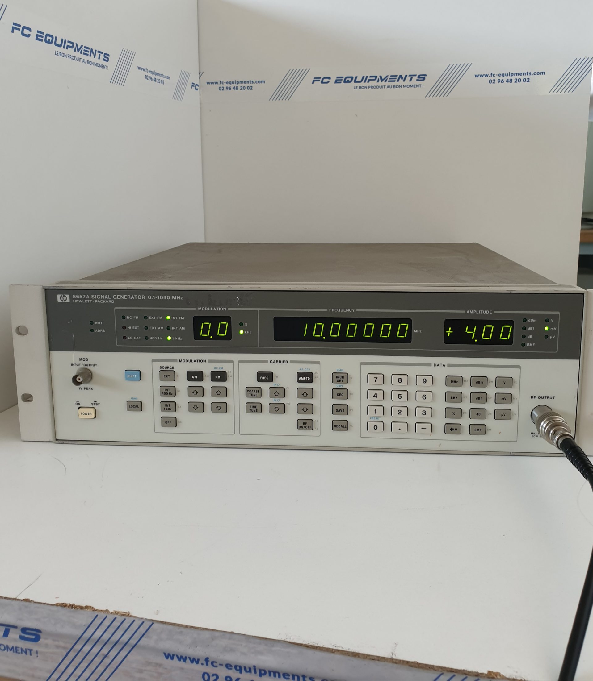 8657A - Générateur de signaux Keysight Technologies (Agilent / HP) - 0.1 MHz à 1040 MHz - Large couverture de fréquence_0