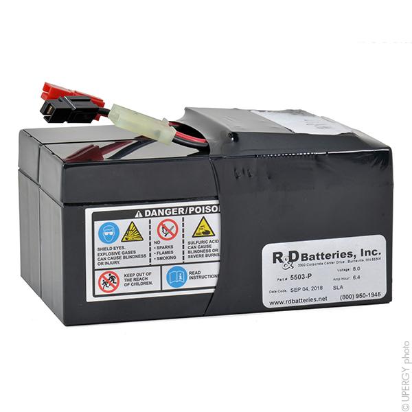 Batterie médicale rechargeable 8V 5400mAh - avec carte électronique - compatible R&D_0