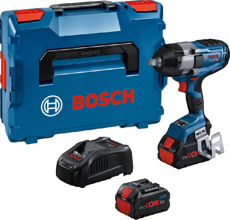 Bosch 2.5 Ah 18 V Li Ion Akku Boulonneuses 18v gds18v-1000 professional+ 2 batteries procore 5,5 ah+