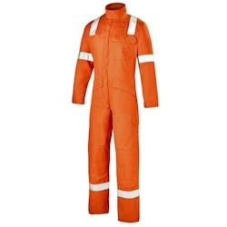 Cepovett - Combinaison de travail multirisques ATEX REFLECT 260 Orange Taille S - S orange 3184373545393_0