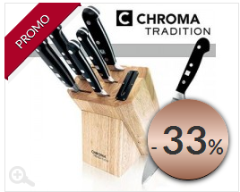 Chroma tradition bloc avec 6 couteaux de cuisine_0