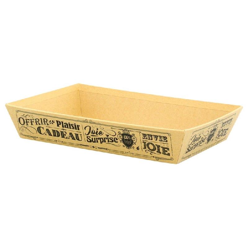 Corbeille carton rectangle 
