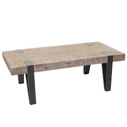 Décoshop26 - Table basse table de salon en bois de sapin massif rustique certifié FSC 40x120x60cm 04_0005006 - 3000157132699_0