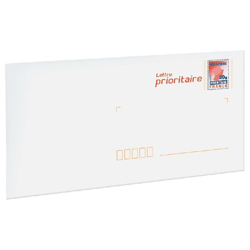 Prêt-à-Poster - Lettre Verte - 20g - Format DL - Enveloppes à fenêtre en  lot de 100