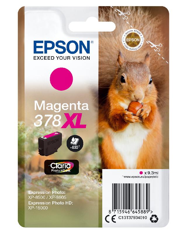 Epson Singlepack Magenta 378XL Claria Photo HD Ink cartouche d'encre_0