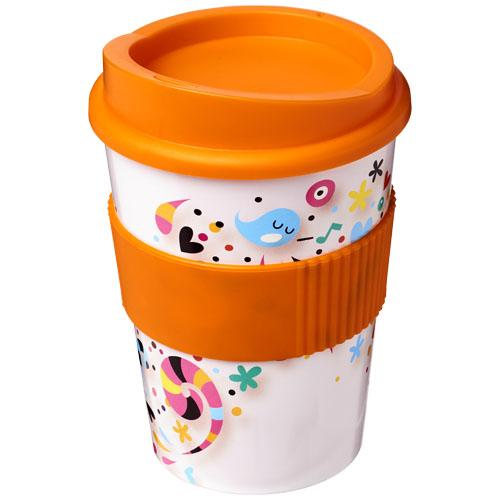 Gobelet Brite-Americano Medio 300 ml - Bandeau antidérapant, isotherme, design durable, lavable au lave-vaisselle_0