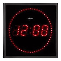 HORLOGE À LED ROUGE