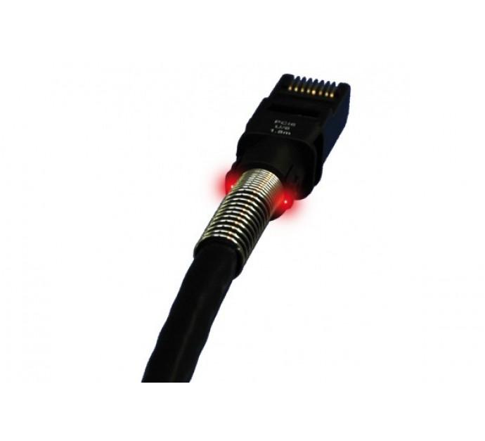 Patchsee PCI6-DPF-82 - Cordon RJ45 Catégorie 6A U/FTP LSOH Noir - 25 m - Repérage lumineux_0