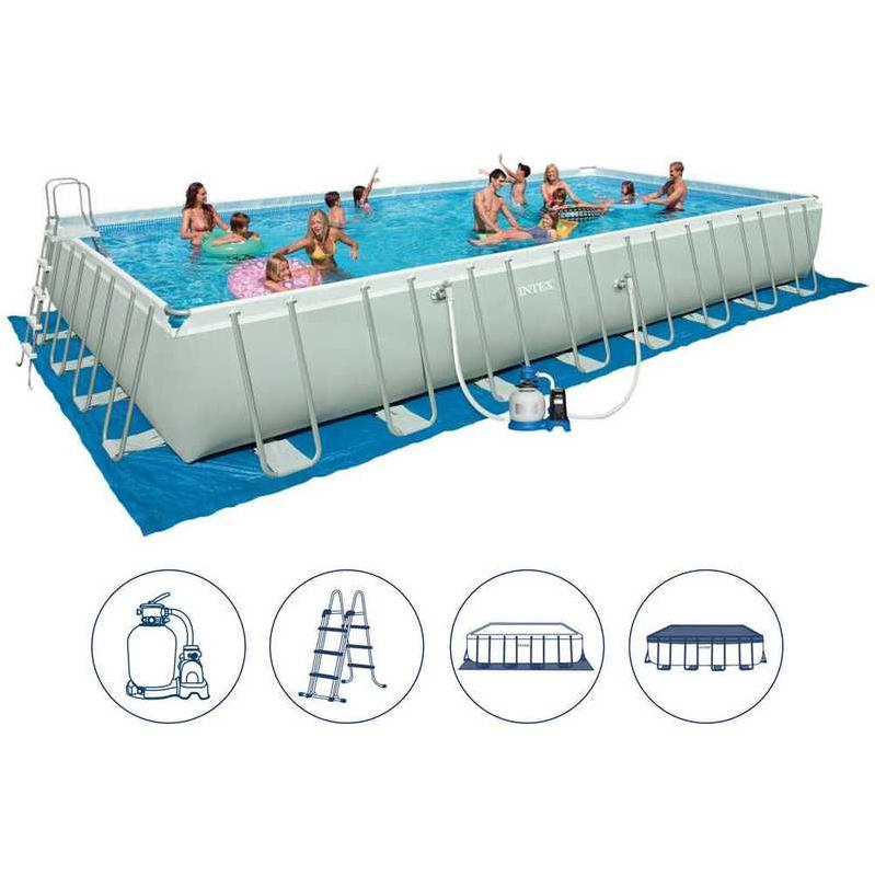 Piscine Tubulaire Ultra Frame Ronde 488 X 122 M Intex Comparer