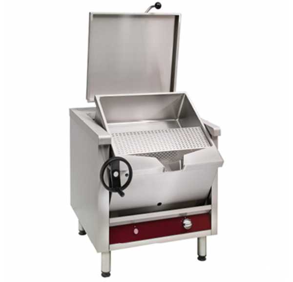 Pro 800 - g1sbm33i - sauteuse basculante gaz 33 dm²/66l manivelle - charvet - l850 x p 800 x h 900 mm / 66 litres_0