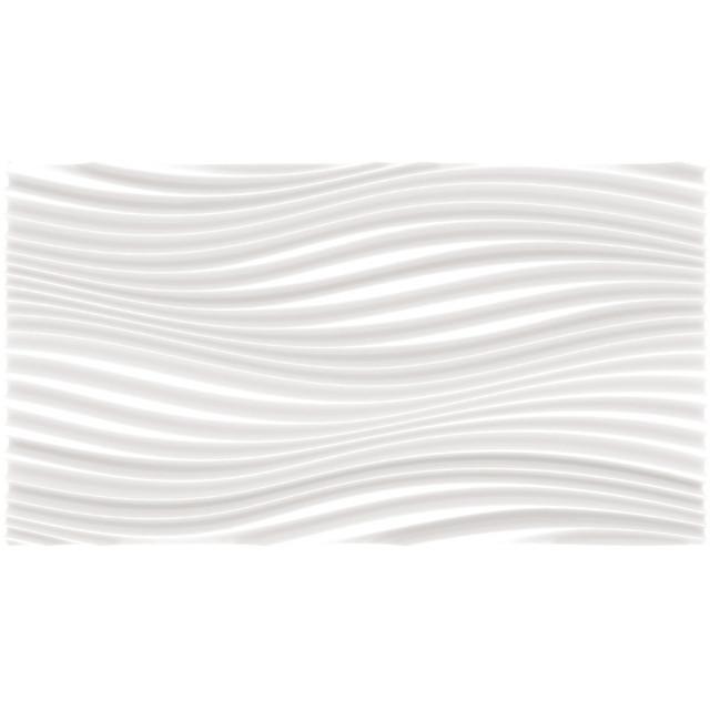Radiateur connecté Irisium horizontal 1000W blanc carat - Atlantic - 603110_0
