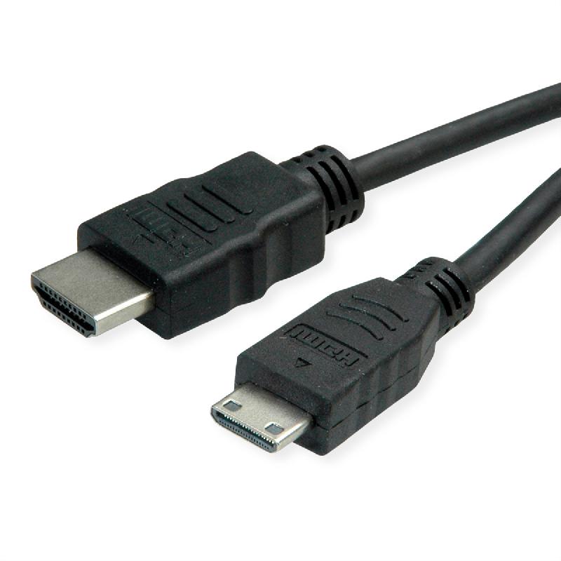 Roline green câble hdmi high speed avec ethernet, hdmi m - mini hdmi m, 2 m_0