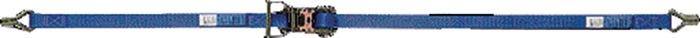 Sangle d'amarrage DIN EN 12195-2 - longueur 6 m - largeur 25 mm - avec rochet et crochets pointus - LC U 1000 daN - DOLEZYCH_0
