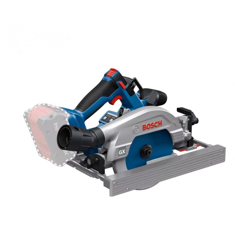 Scie circulaire sans fil GKS 18V-57-2 GX, 1x guide parallèle, solo (C) - BOSCH | 06016C1000_0