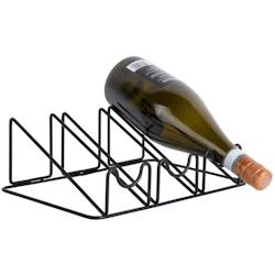 Support à bouteilles en métal Wired noir Pt' - noir 8714302736797_0