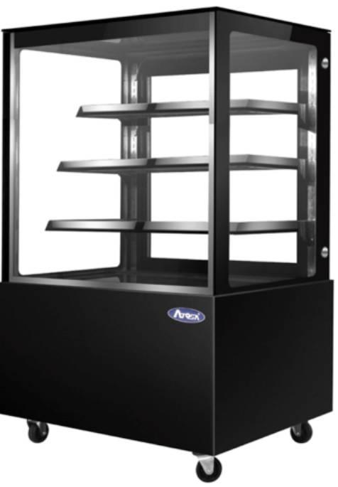 Vitrine panoramique 3 étages 90cm - Atosa - Référence WDG096HF_0