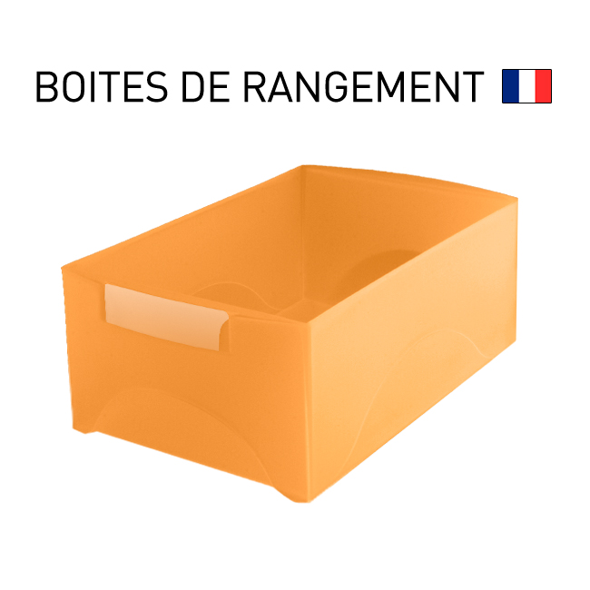 Lot De 2 Boites De Rangement En Tissu Avec Poignée