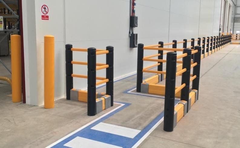 Combi barrières et bastaings antichocs - Protection modulaire pour entrepôts et zones industrielles_0