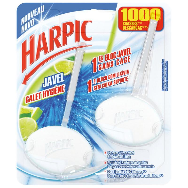 HARPIC BLOC WC HARPIC GALET HYGIÉNIQUE - AVEC JAVEL