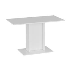 Helloshop26 - Table de salle à manger pour 4 personnes 75 x 120 x 60 cm blanc 03_0008700 - 3001947447764_0
