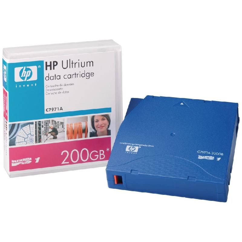 HEWLETT PACKARD CARTOUCHE DE DONNÉES LTO ULTRIUM – 200 GB (PRIX UNITAIRE)