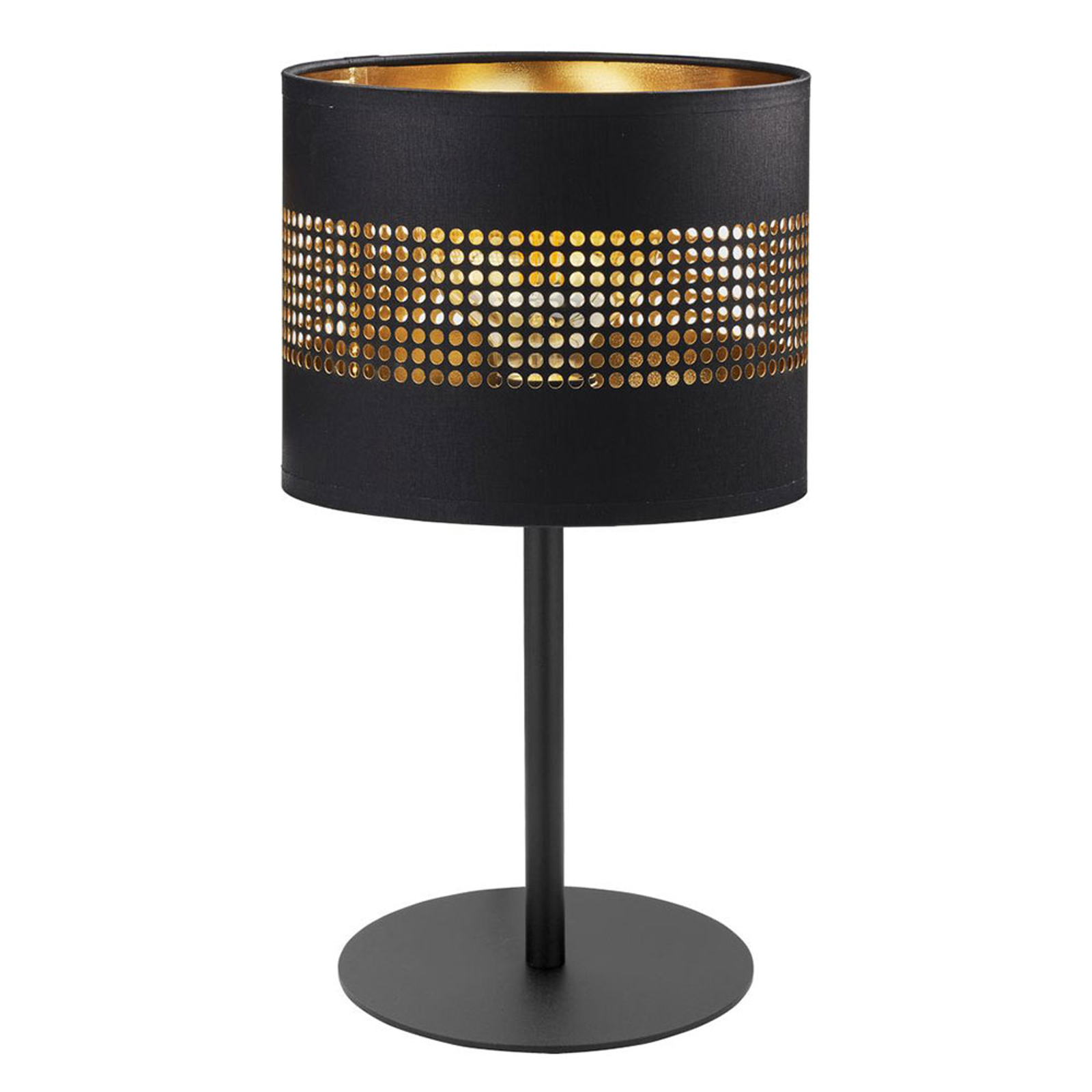 EULUNA LAMPE À POSER TAGO NOIRE/DORÉE